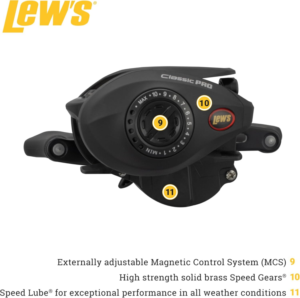 Lew's Classic Pro Speed Spool SLP Baitcast Fishing Reel