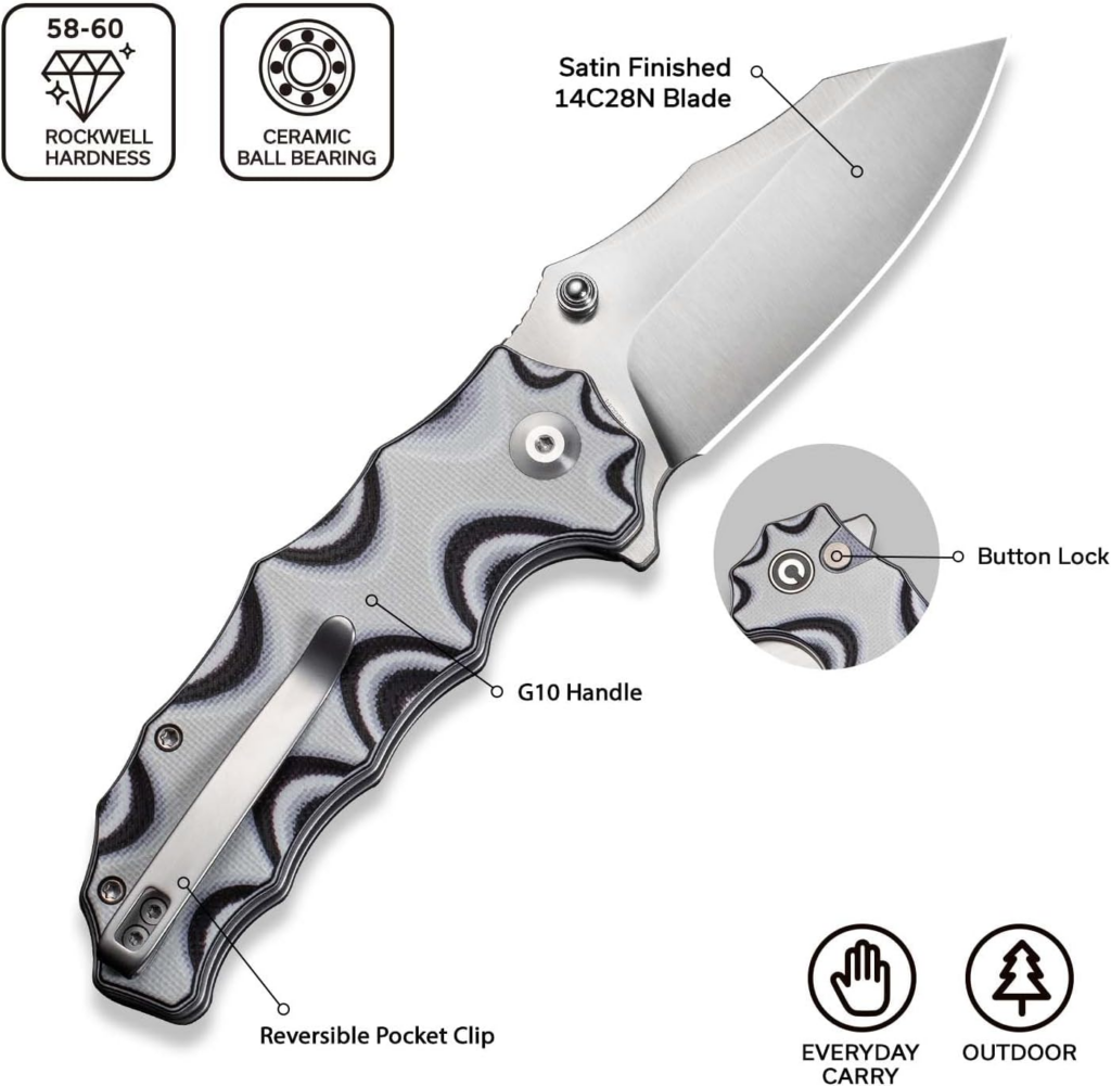 CIVIVI Natterjack Pocket Folding Knife