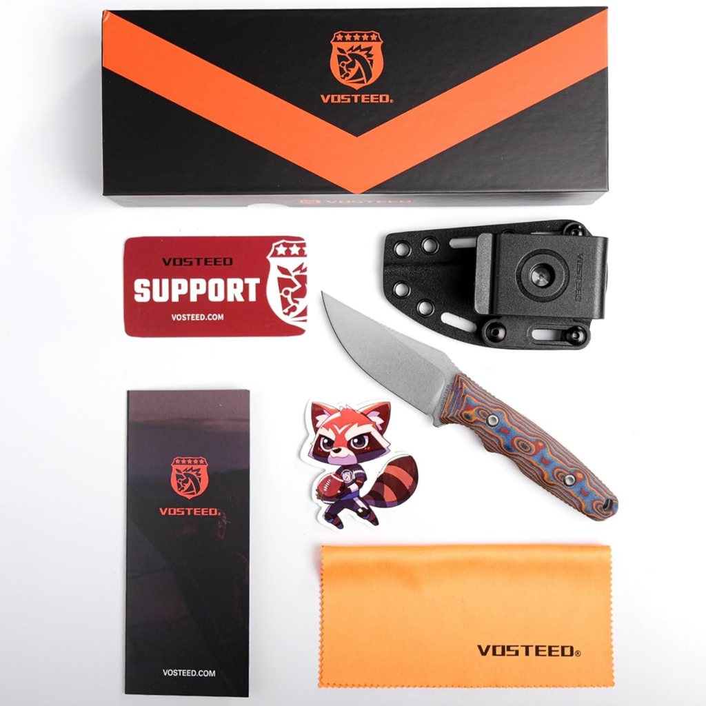 Vosteed H Back EDC Fixed Blade Knife