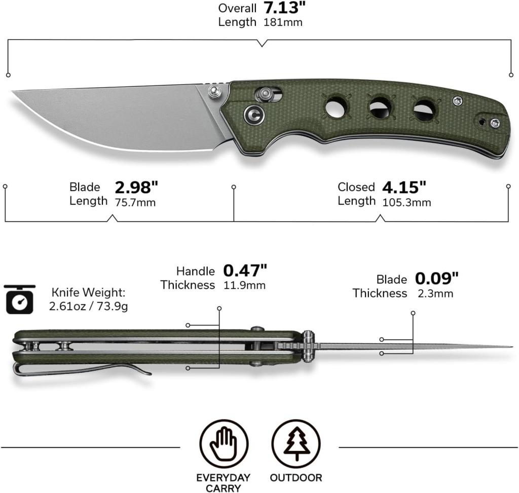CIVIVI Noctis Folding Pocket Knife