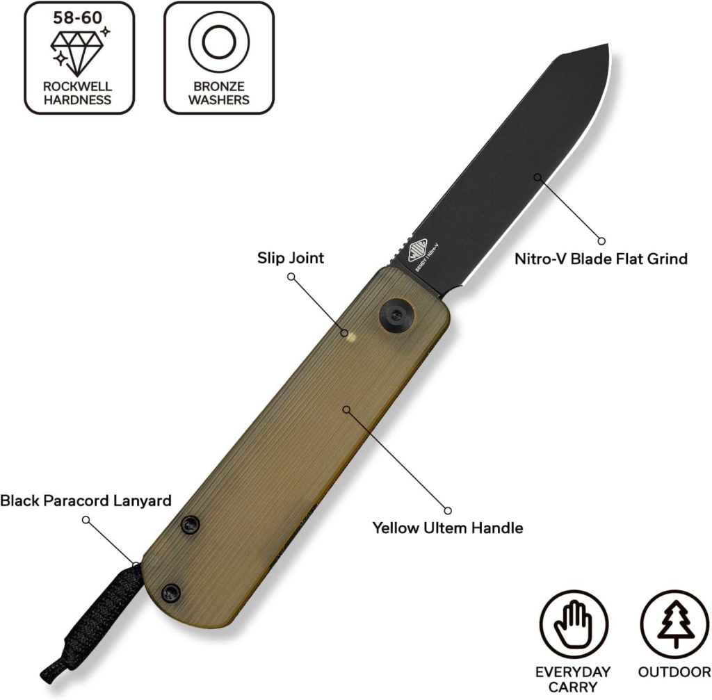 CIVIVI Slip Joint Pocket Knife Slippy Sendy Folding Knife