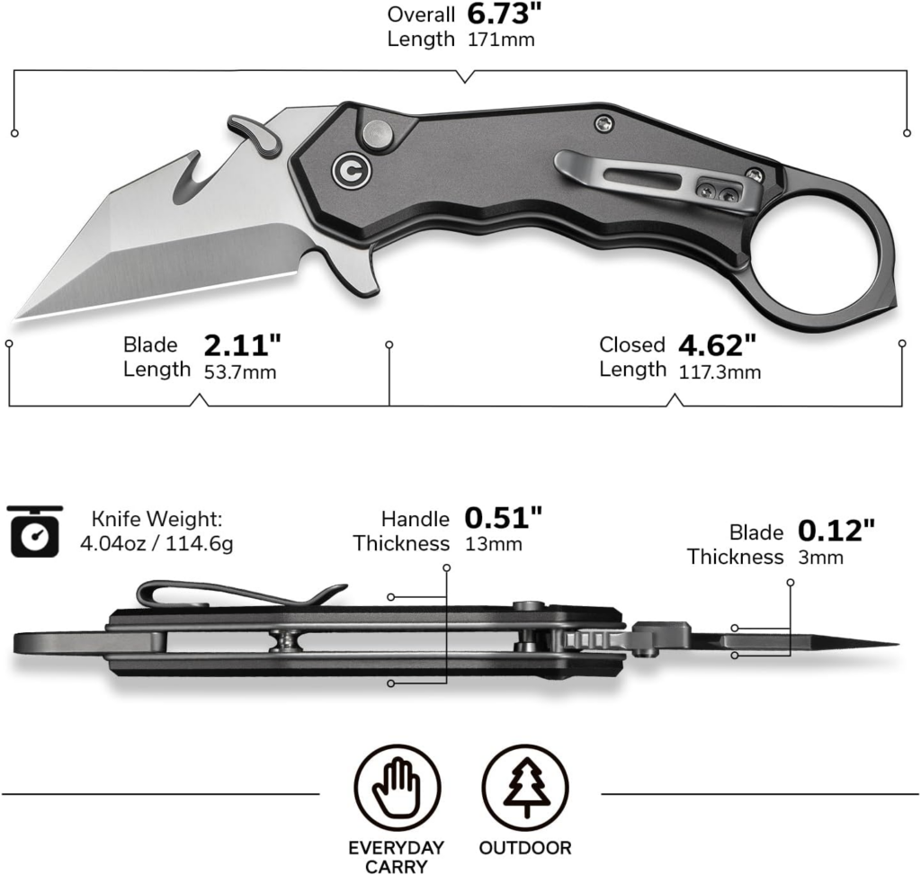 CIVIVI Amaroq Pocket Folding Knife
