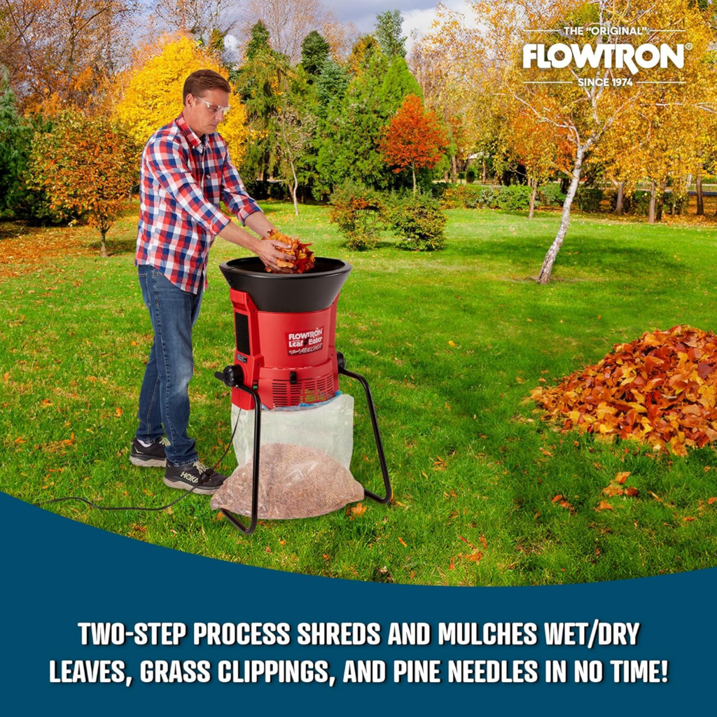 Flowtron LE-900 Electric Leaf Shredder Mulcher
