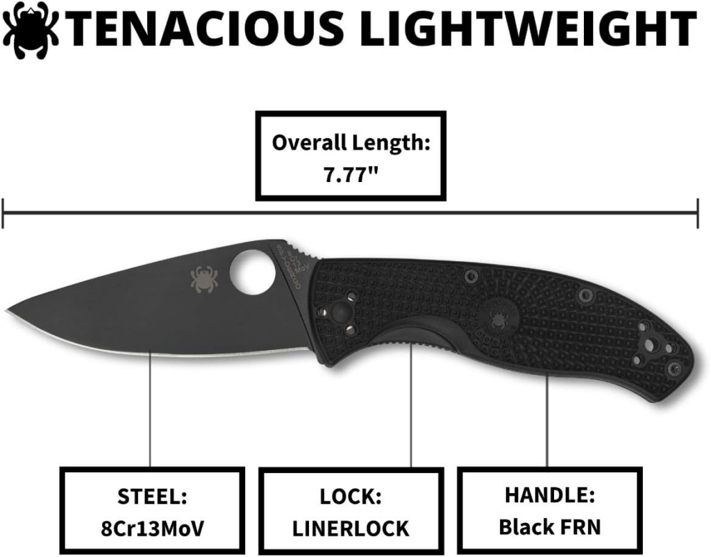 Spyderco Tenacious Folding Pocket Knife