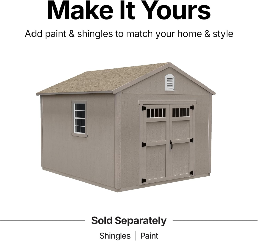 ShedMaster Ridgeway 10x12 Do-It-Yourself Wooden Storage Shed