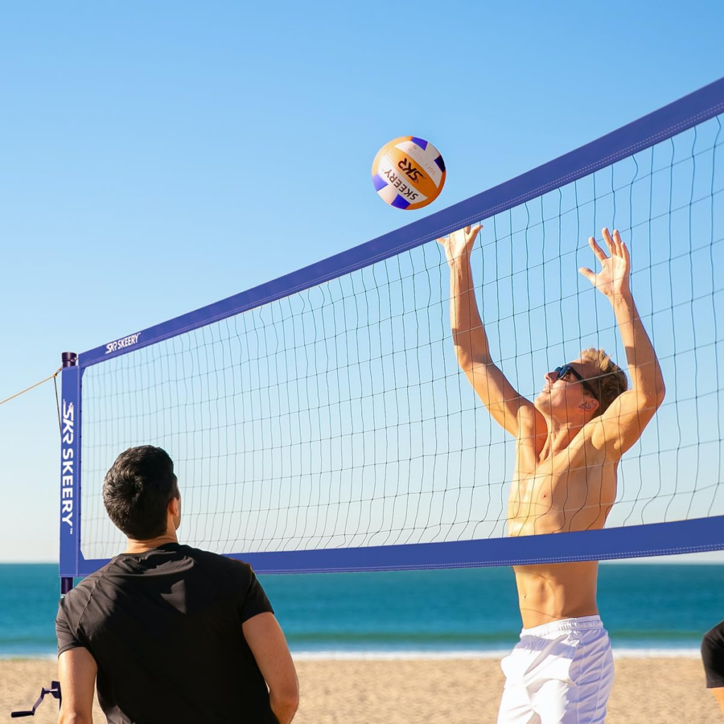 SKEERY Outdoor Heavy Duty Volleyball Net Set