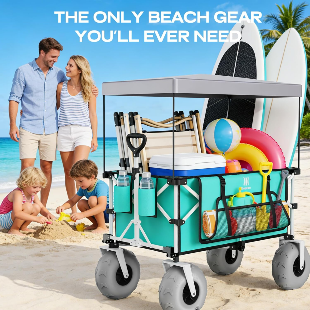 Navatiee Beach Wagon with Big Balloon Wheels