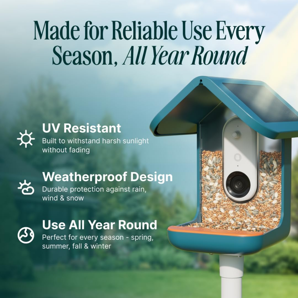 Bird Buddy PRO Solar Smart Bird Feeder with Camera