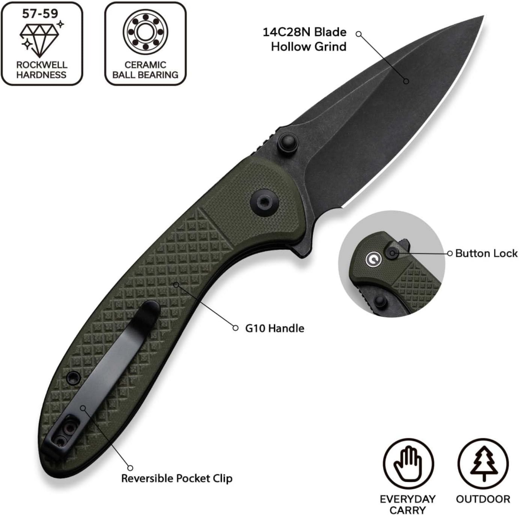 CIVIVI Faeger Pocket Folding Knife Swedish Blade