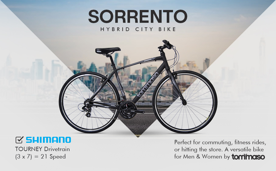 Tommaso Sorrento Hybrid City Bike