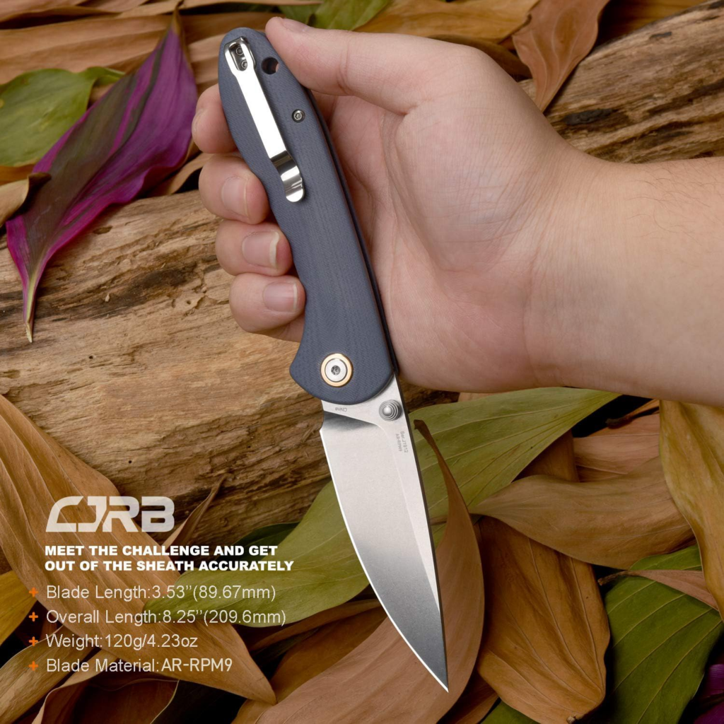 CJRB Folding Knife Feldspar Pocket Knife