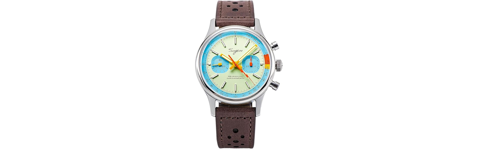 Sugess Hertiage Mechanical Chronograph Men's Wrist Pilot Seagull 19
