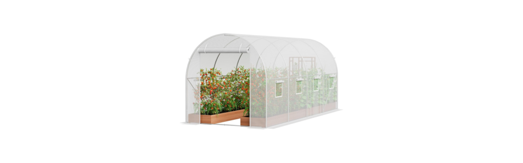 VEVOR Walk-in Tunnel Greenhouse Hoop House Greenhouse Tunnel