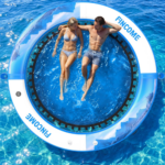 Fincome Floating Lounger Mat Pool Ocean Lake Ring