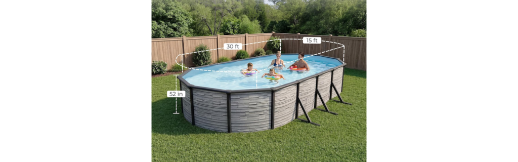 Blue Wave Montilla Above Ground Swimming Pool