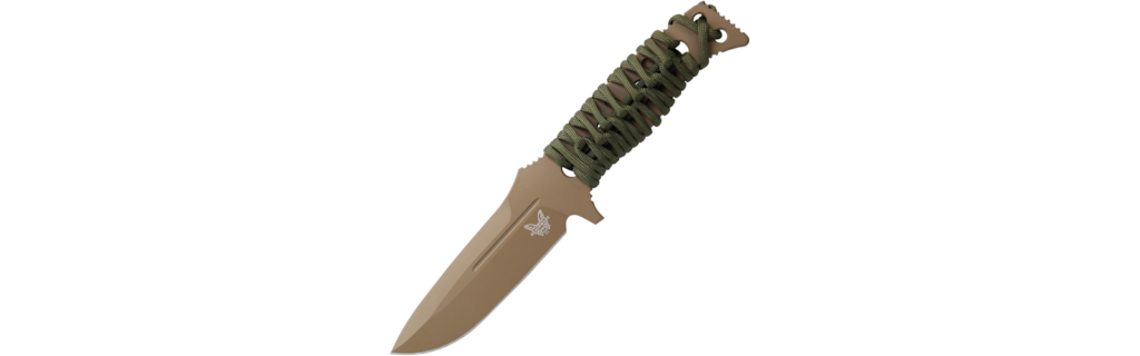 Benchmade ADAMAS Drop Point Blade Paracord Handle