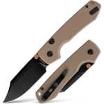 Vosteed Raccoon 2.0 Bowie EDC Pocket Knife Stonewash Blade