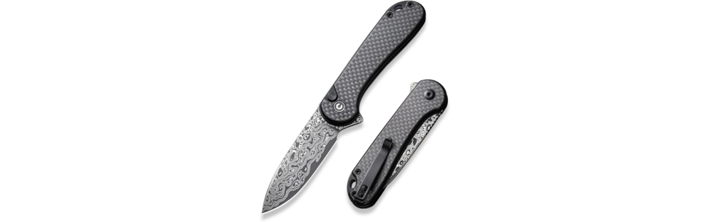 CIVIVI Elementum II Pocket Folding Knife Damascus Blade