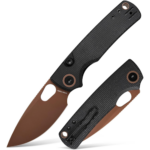 Vosteed Porcupine EDC Knife Steel Rose Gold Blade Top Liner Lock