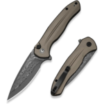 CIVIVI Kitefin Pocket Knife Damascus Blade Folding Knife
