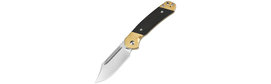 CJRB Bowie Pyrite Folding Knife