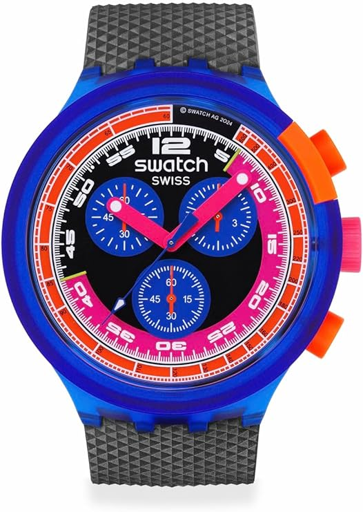 Swatch Watch Big Bold Chrono Neon Jelly
