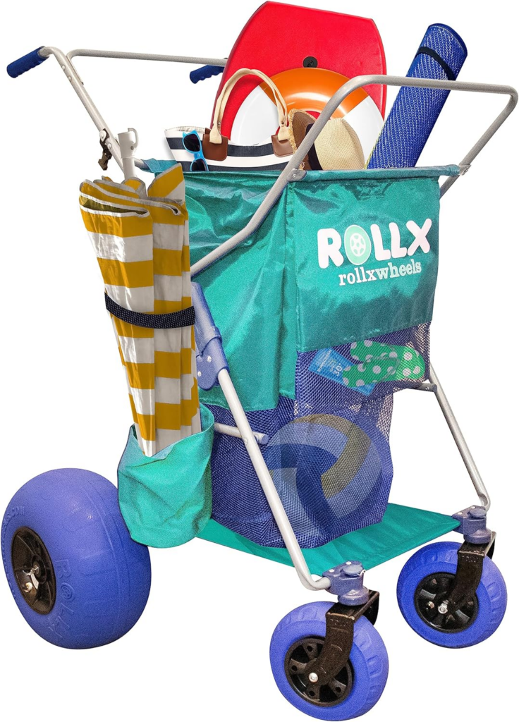 Rollx Balloon Wheeled Beach Cart Wagon