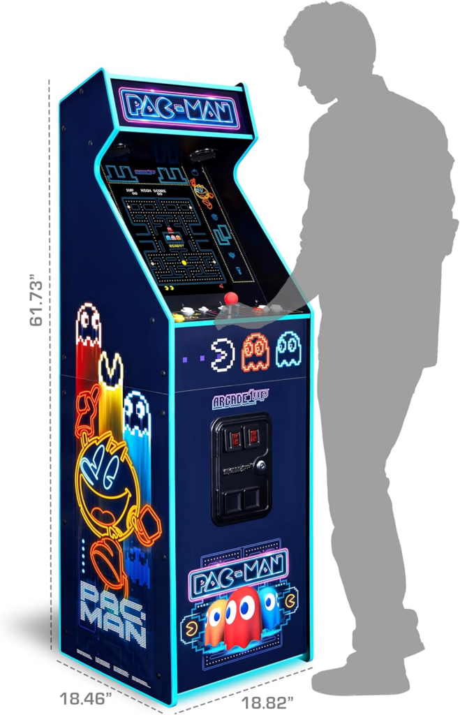 ARCADE 1UP Video Game PAC-MAN Deluxe Neon Edition
