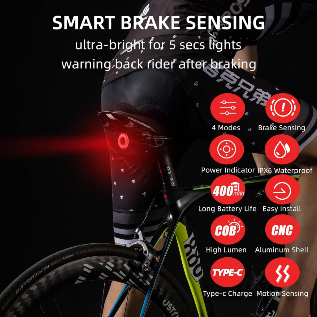 Rock Bros Smart Bicycle Tail Light