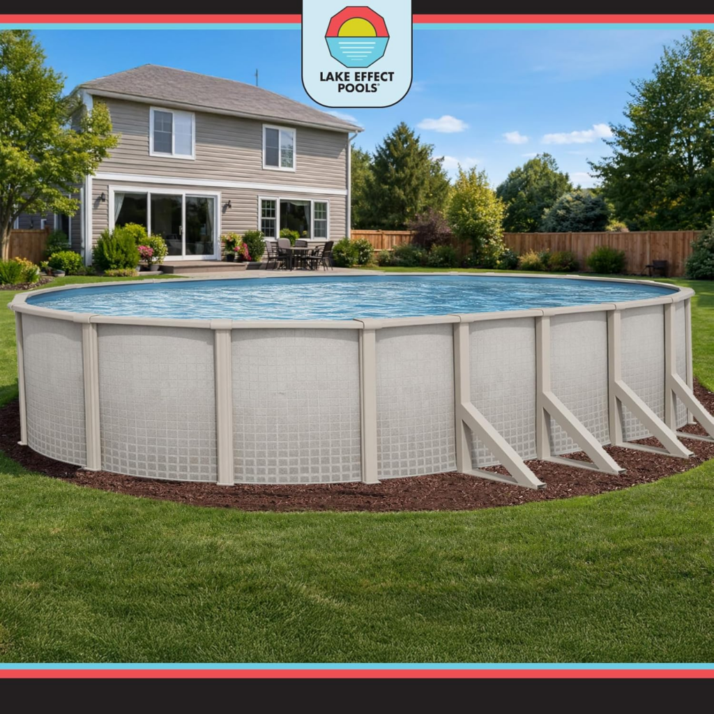 Lake Effects Oval Above Ground Swimming Pool