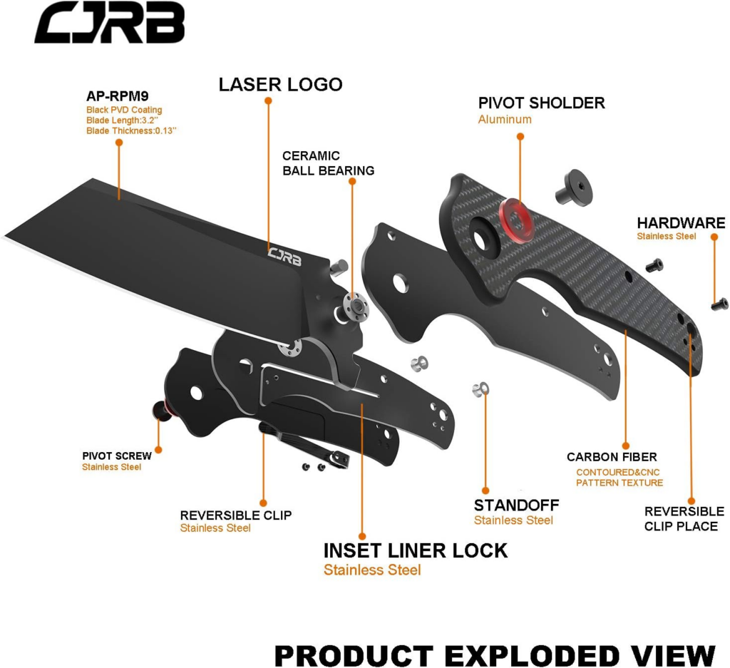 CJRB Crag Folding Pocket Knife