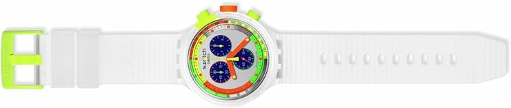 Swatch Watch Big Bold Chrono Unisex Transparent Jelly Watch