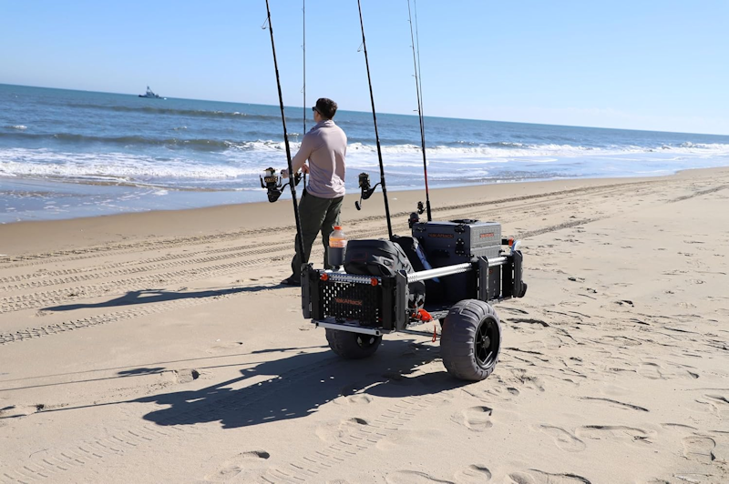 Yak Attack Surf Beach Fishing Cart