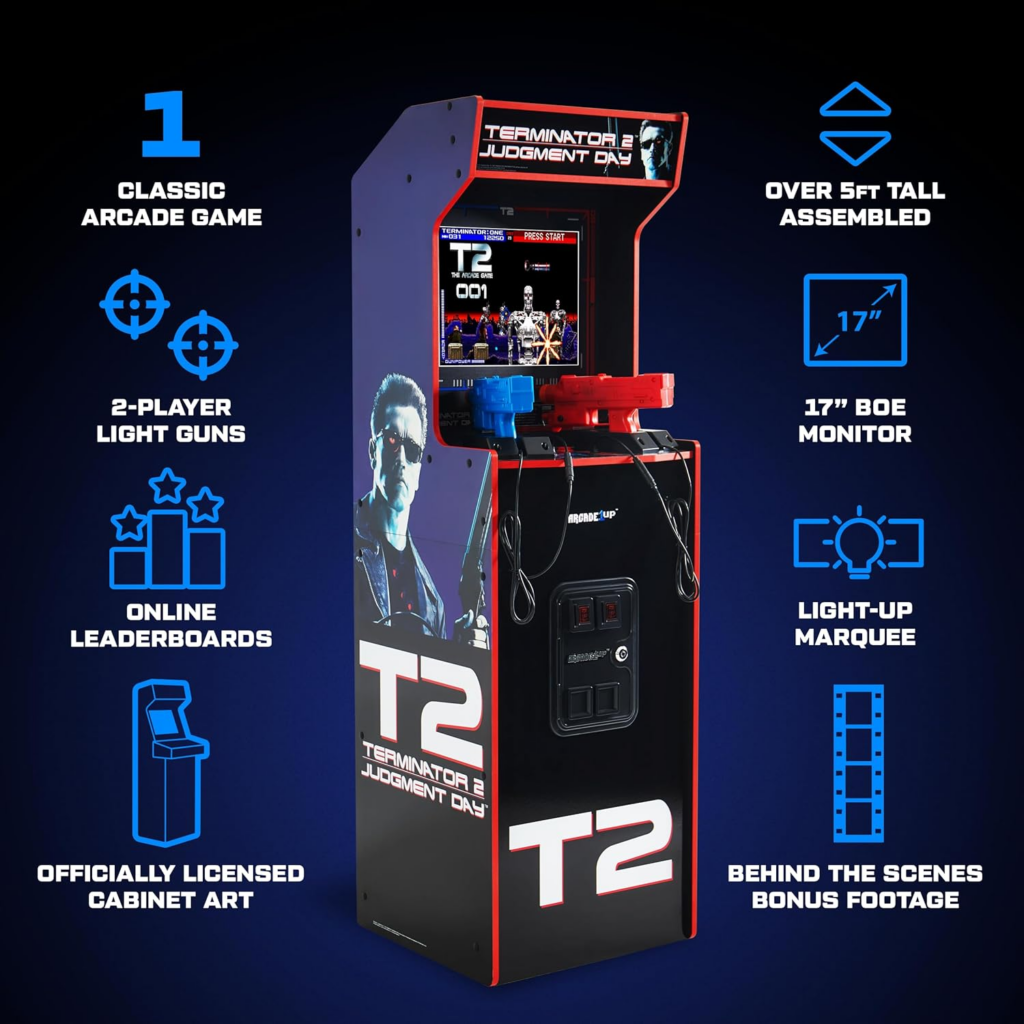 Arcade1Up Terminator 2 Deluxe Arcade Machine