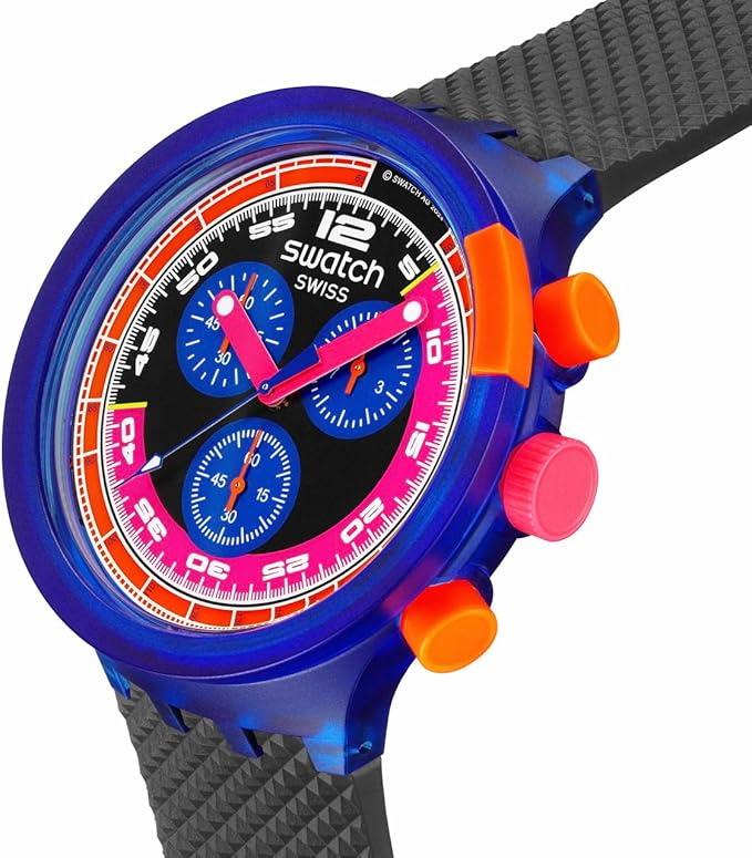 Swatch Watch Big Bold Chrono Neon Jelly