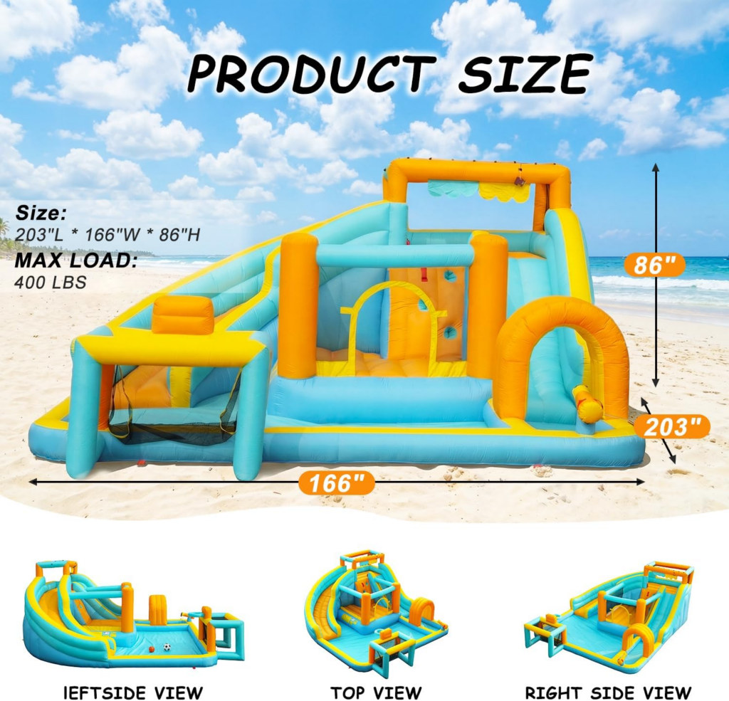 Sunseen Inflatable Water Slide House