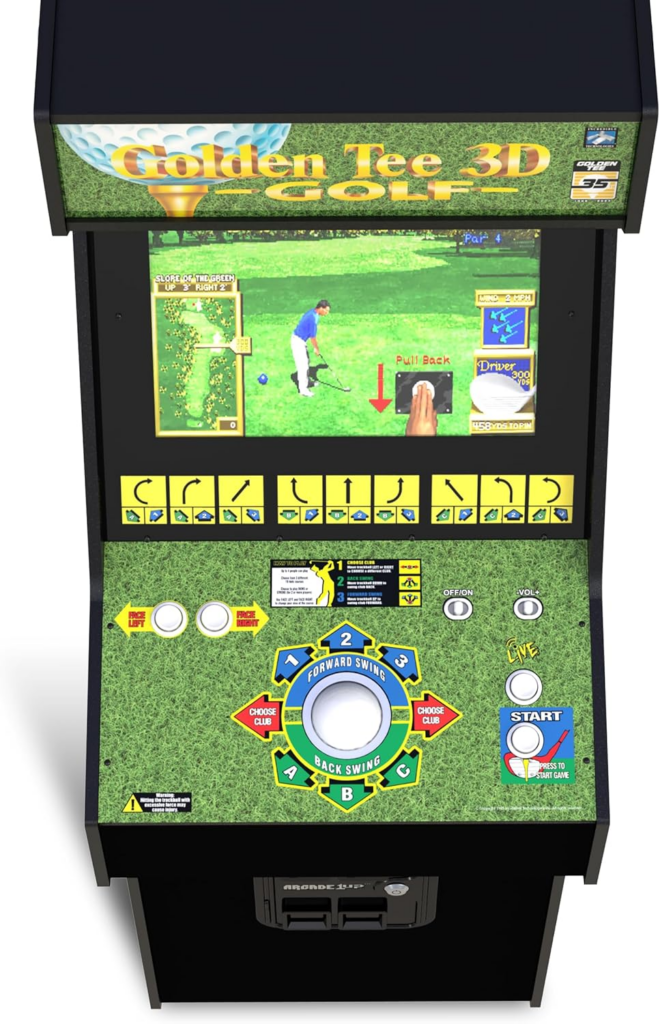 Arcade1Up Golden Tee 3D Deluxe Golf Arcade Machine Review