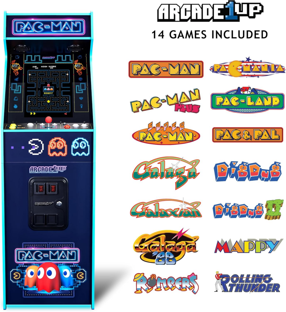 ARCADE 1UP Video Game PAC-MAN Deluxe Neon Edition