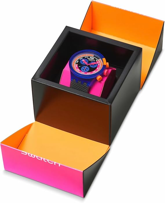 Swatch Watch Big Bold Chrono Neon Jelly