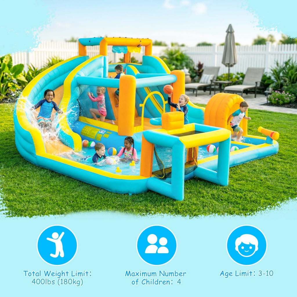 Sunseen Inflatable Water Slide House