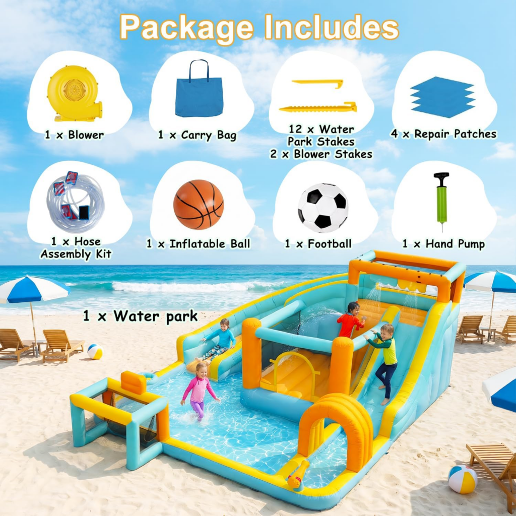 Sunseen Inflatable Water Slide House