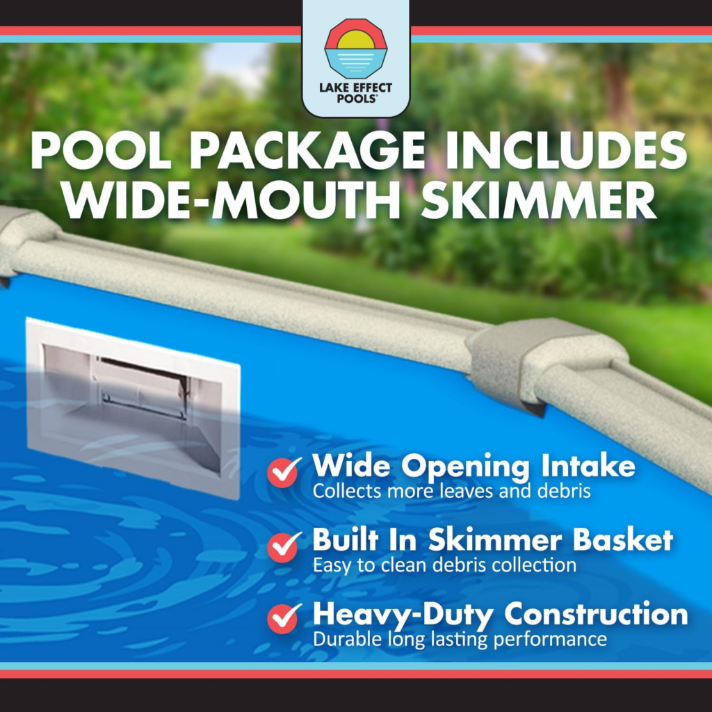 Lake Effects Oval Above Ground Swimming Pool
