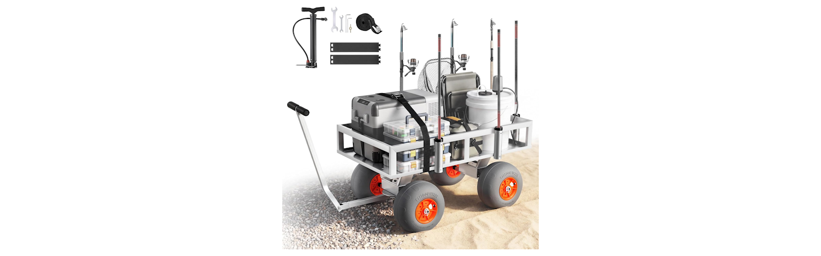 Vevor Beach Fishing Camping Cart Wagon