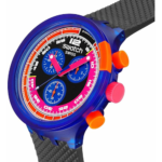 Swatch Watch Big Bold Chrono Neon Jelly