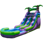 HeroKiddo 16ft Tropical Inflatable Water Slide Pool