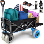 Luxel Group Electric Foldable Beach Cart Wagon