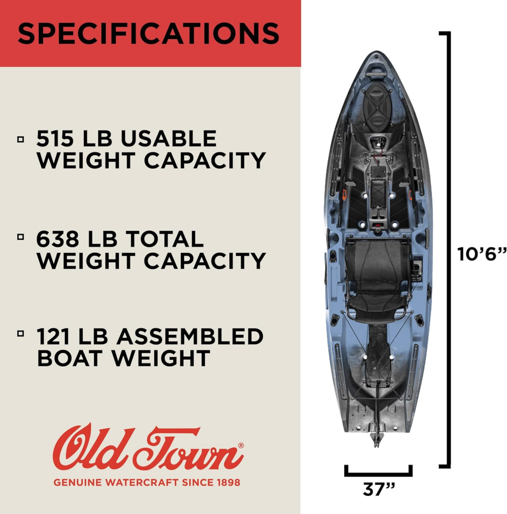 Old Town Sportsman AutoPilot 106 Solo Fishing Motorized Kayak